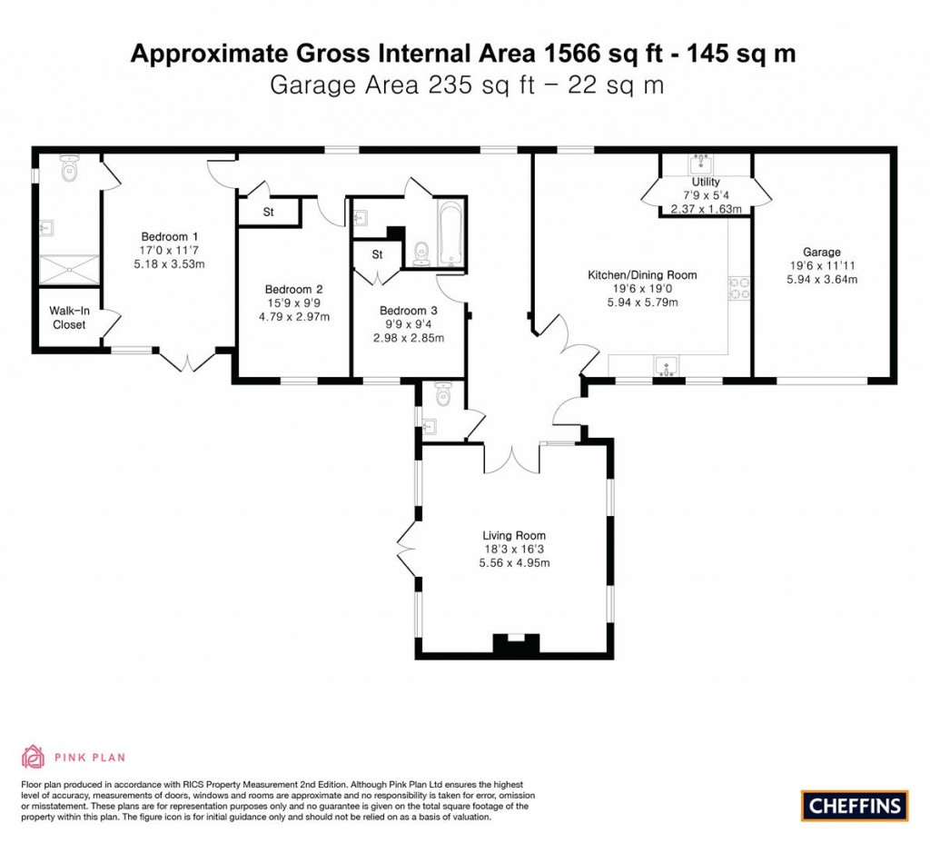 Floorplans For High Street, Balsham
