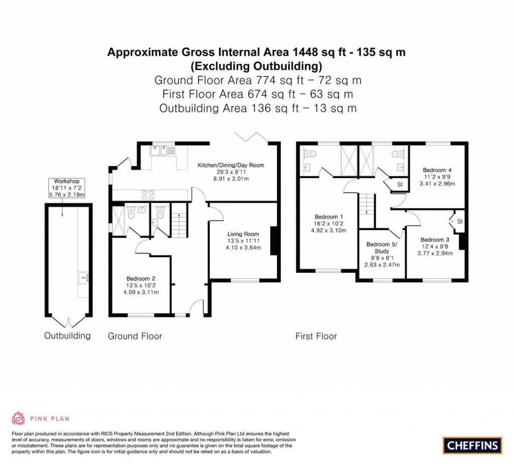 Floorplans For Harbour Avenue, Comberton, Cambridge