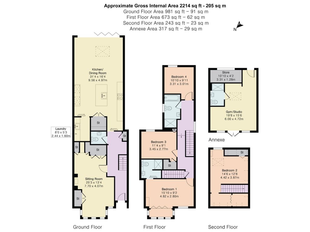 Floorplans For St. Marks Road, Henley-On-Thames