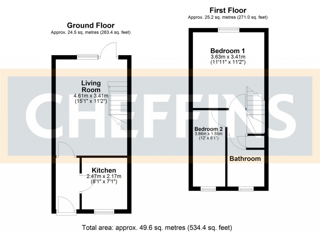 Floorplans For Reynolds Close, Haverhill