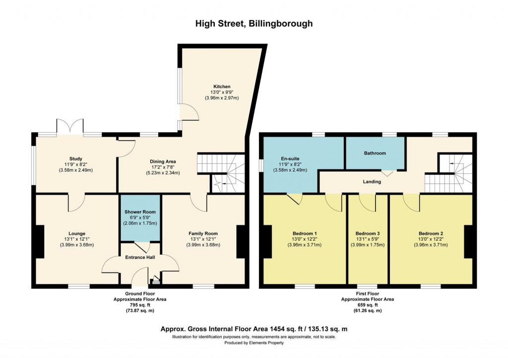 Floorplans For High Street, Billingborough