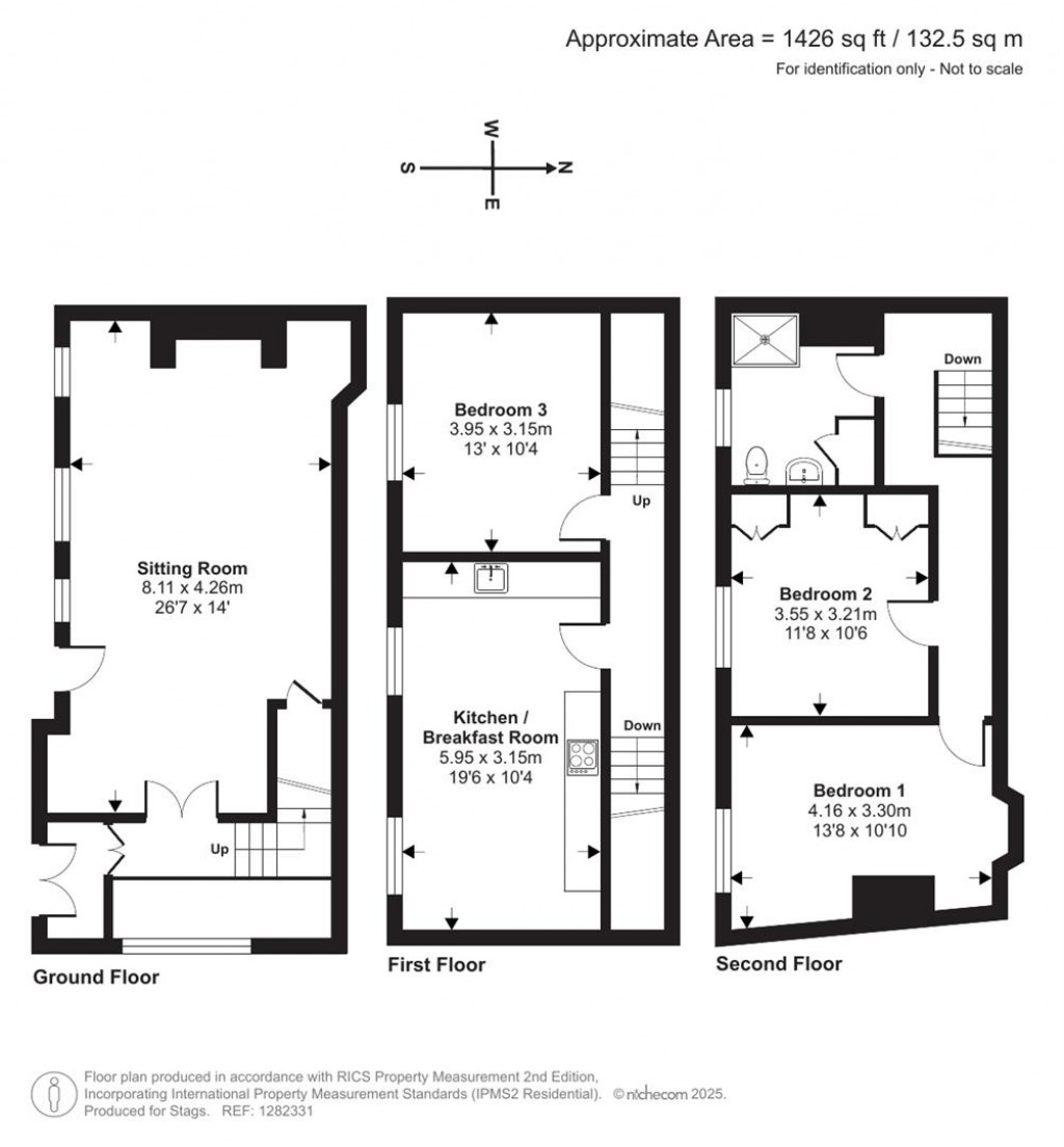 Floorplans For Church Walk, Bideford