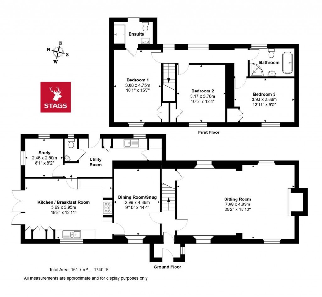 Floorplans For Yawl, Lyme Regis