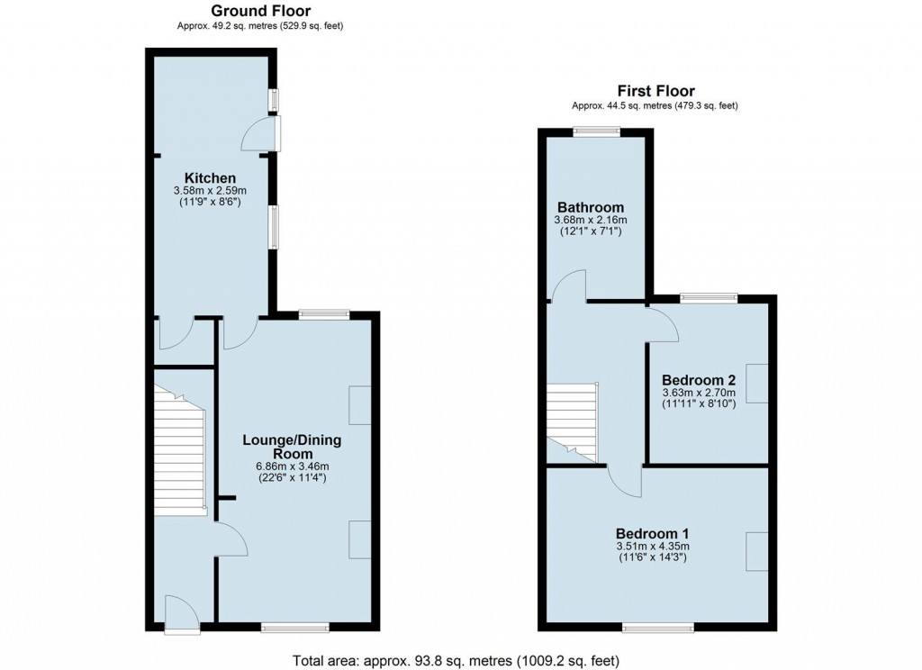 Floorplans For Southampton Road, Far Cotton, Northampton, NN4