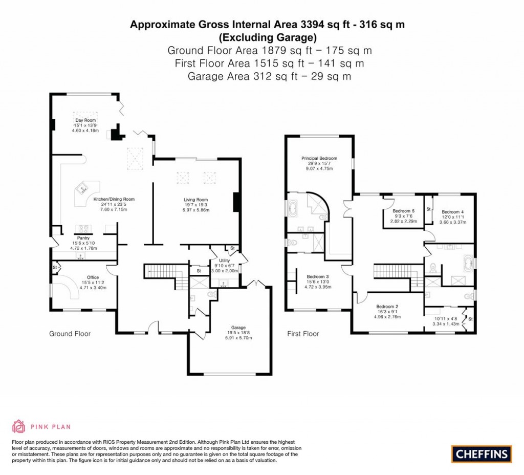 Floorplans For Bourn Bridge Road, Little Abington, Cambridge