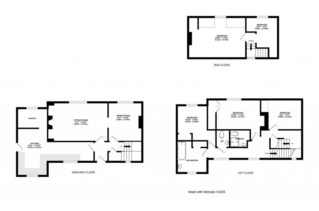 Floorplans For Harborough Road, Dingley, Market Harborough