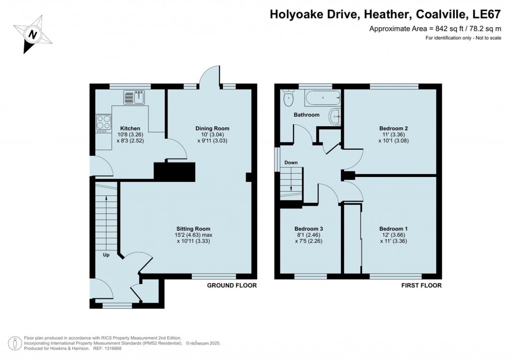 Floorplans For Holyoake Drive, Heather, LE67