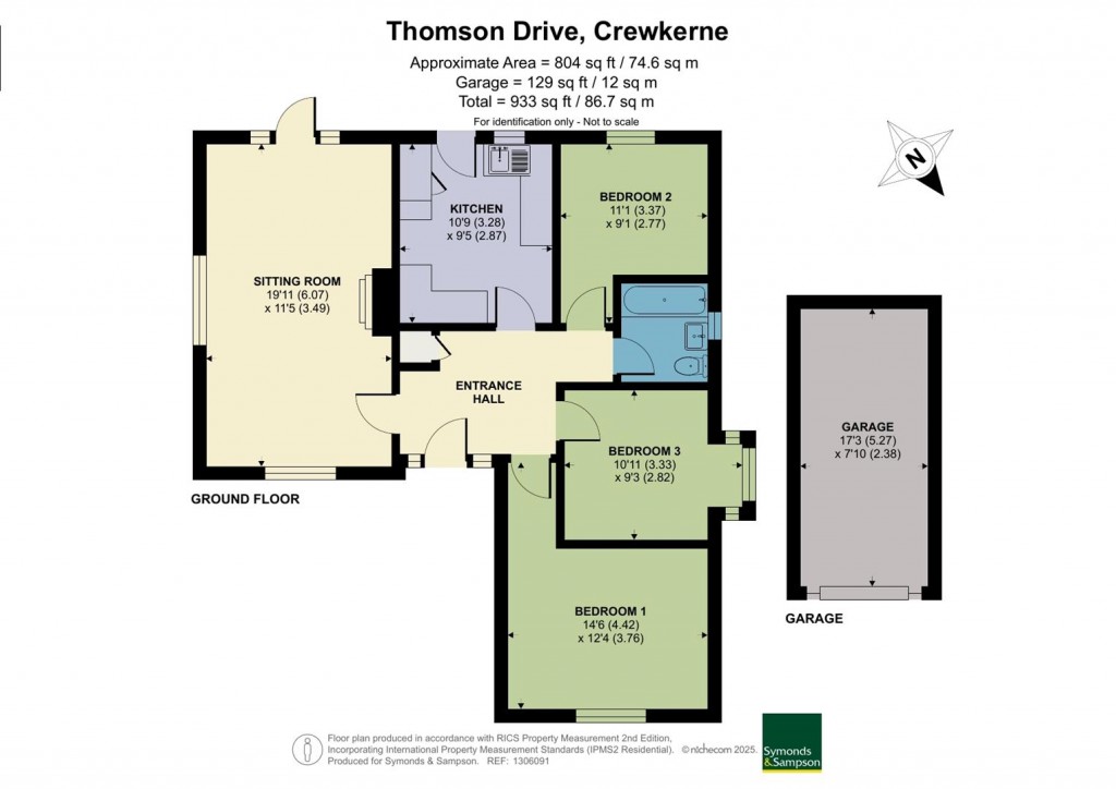 Floorplans For Thomson Drive, Crewkerne