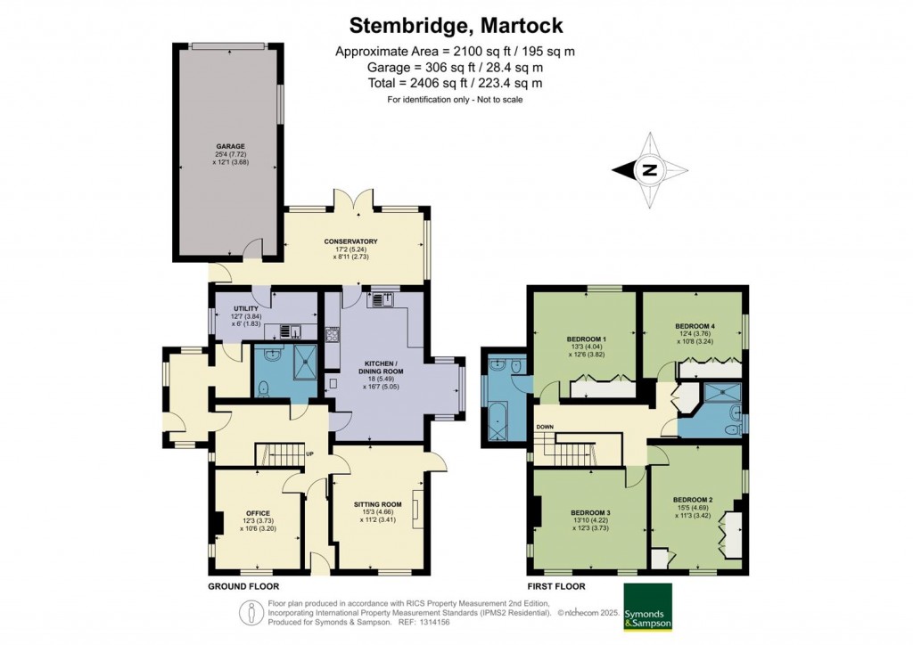 Floorplans For Stembridge, Martock