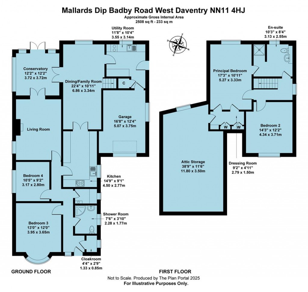 Floorplans For Badby Road West, Daventry, NN11