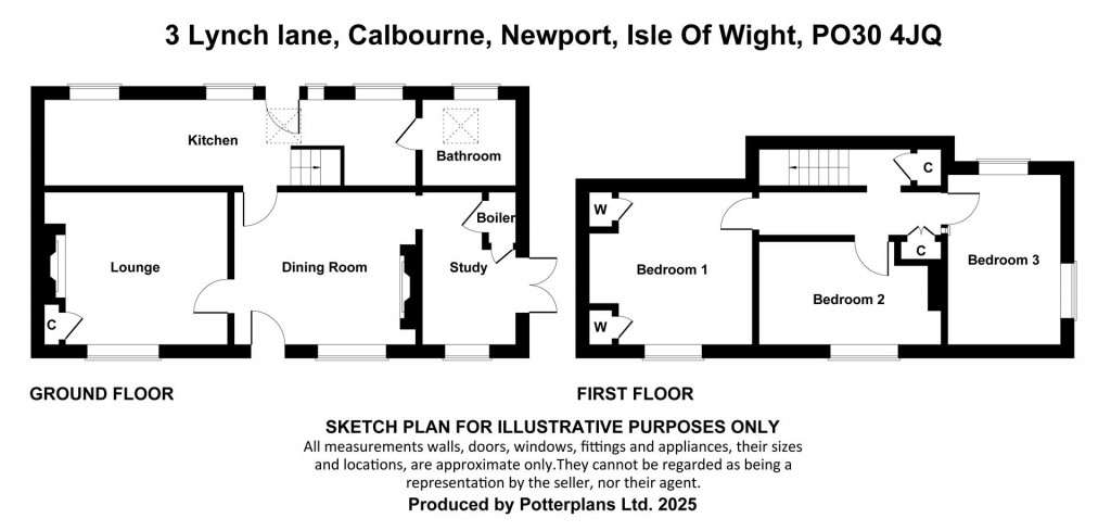 Floorplans For Lynch Lane, Calbourne, Newport