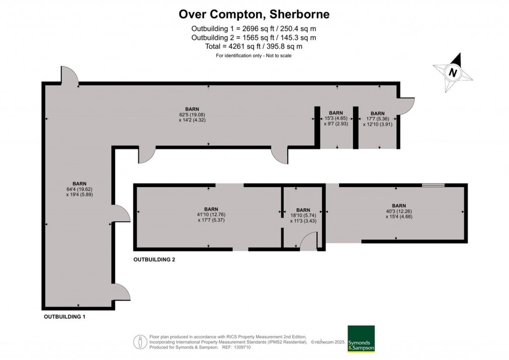 Floorplans For Over Compton, Sherborne, Dorset
