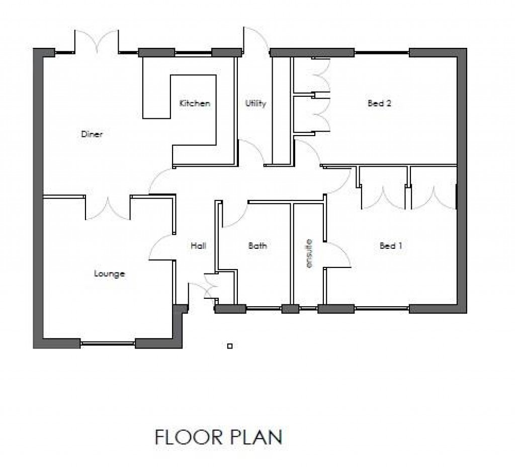 Floorplans For Moor Lane, Brighstone