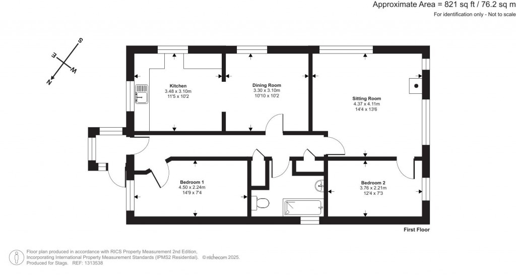 Floorplans For Week Lane, Bridgetown, Dulverton