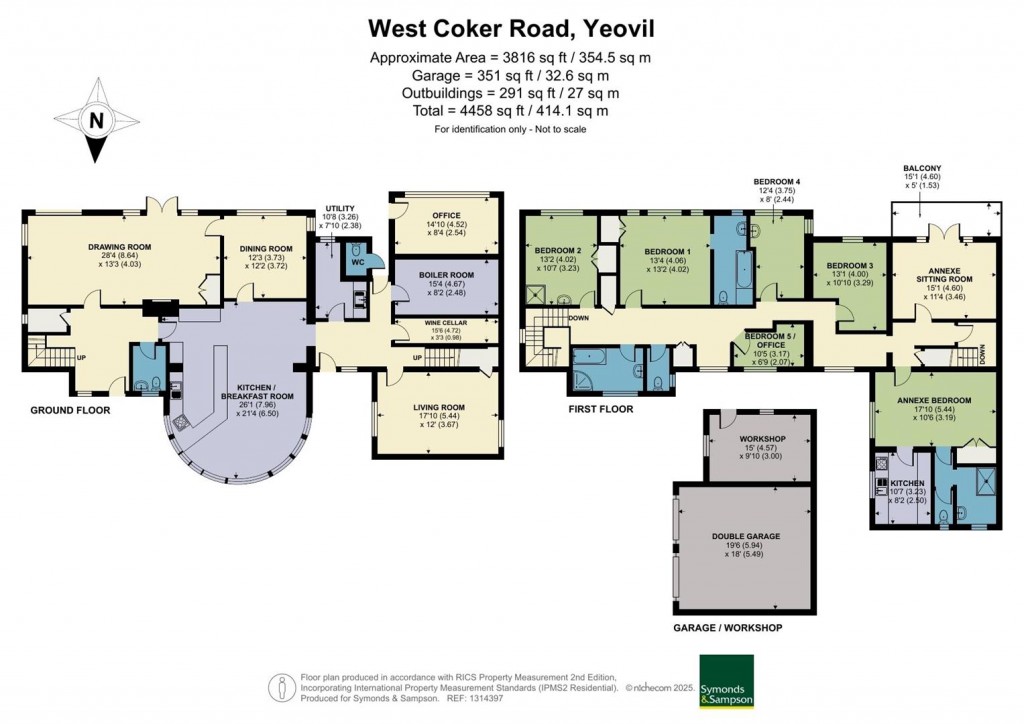 Floorplans For West Coker Road, Yeovil