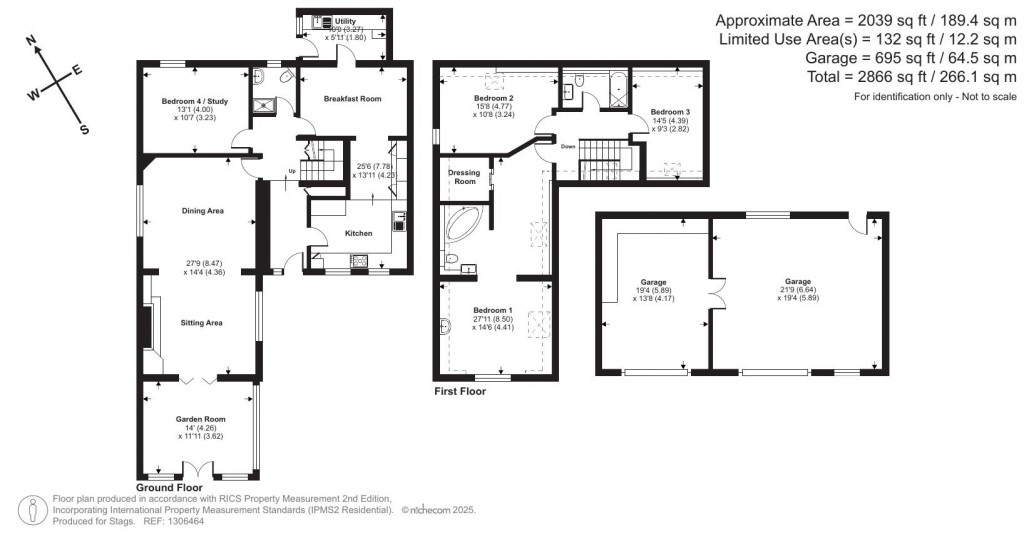 Floorplans For High Bickington, Umberleigh