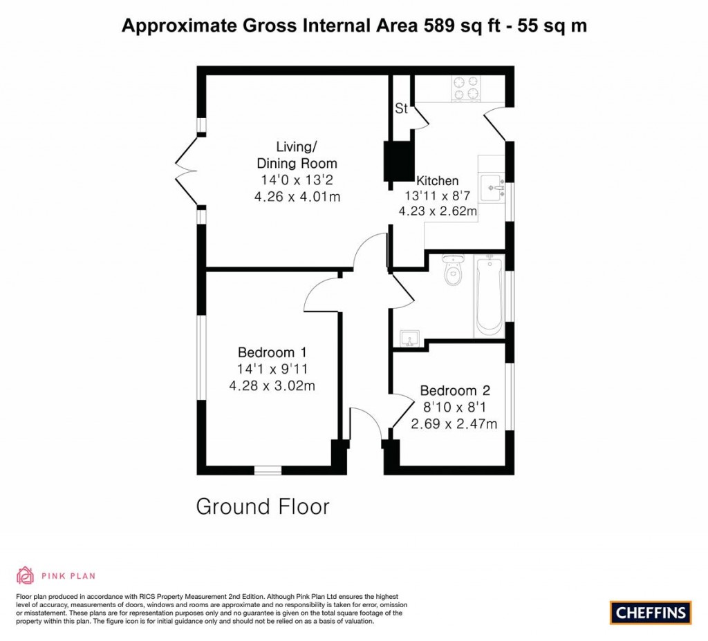 Floorplans For Church Road, Moulton