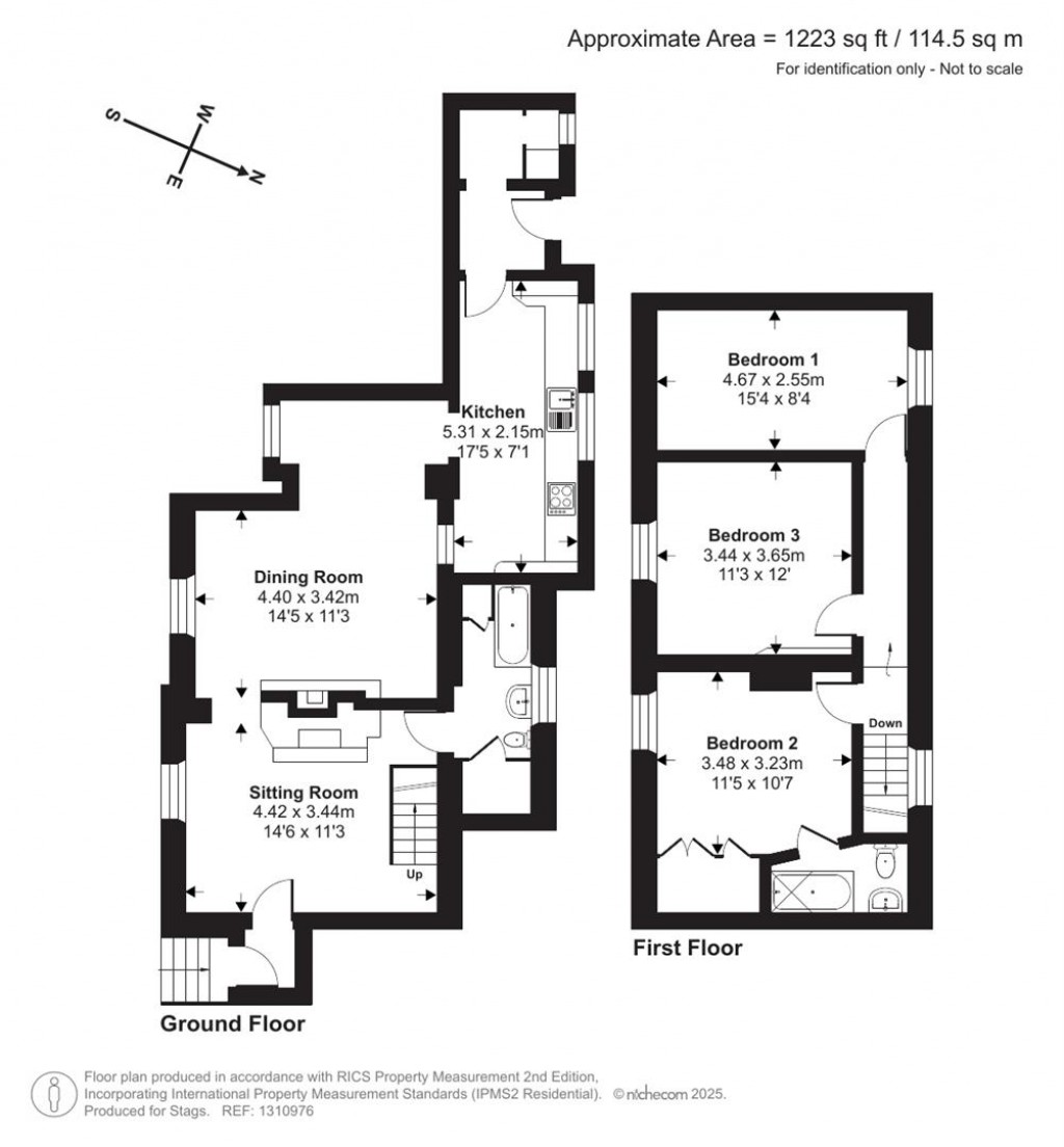 Floorplans For Ash Priors, Taunton