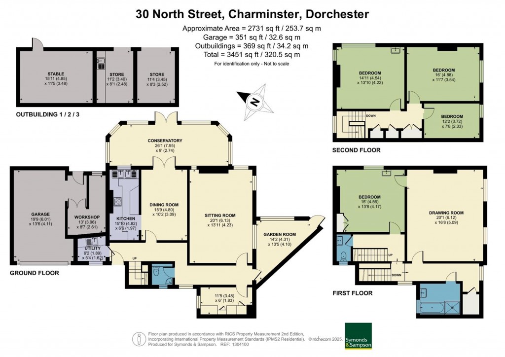 Floorplans For North Street, Charminster, Dorchester