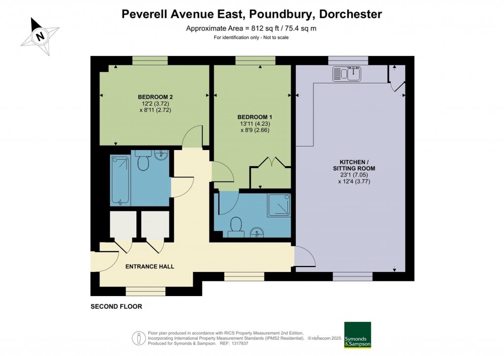 Floorplans For Peverell Avenue East, Poundbury, Dorchester