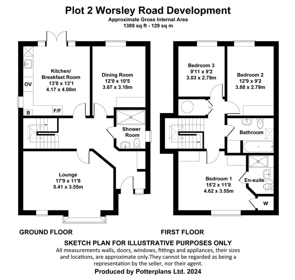 Floorplans For Worsley Road, Gurnard