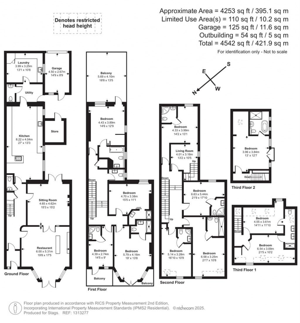 Floorplans For 13 Island Crescent, Newquay