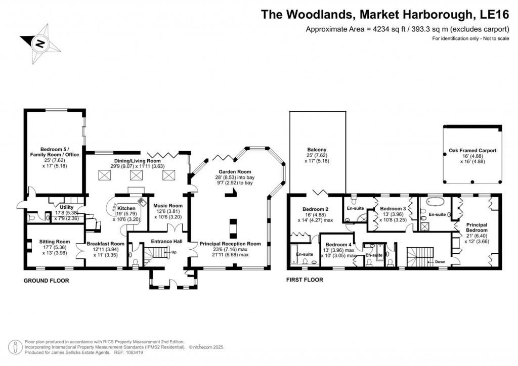 Floorplans For The Woodlands, Market Harborough