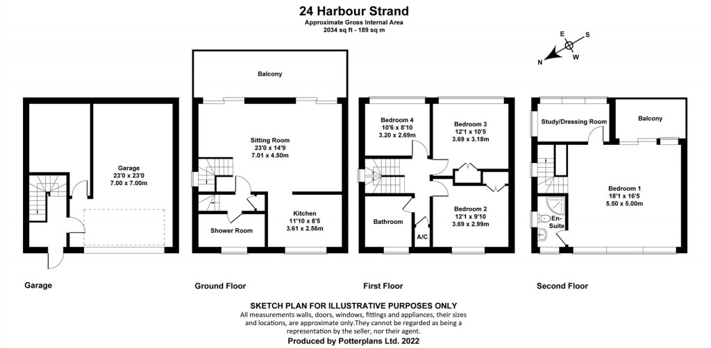 Floorplans For Bembridge, Isle of Wight