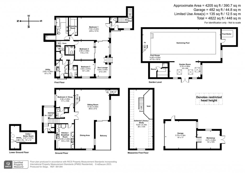 Floorplans For Horwood, Bideford