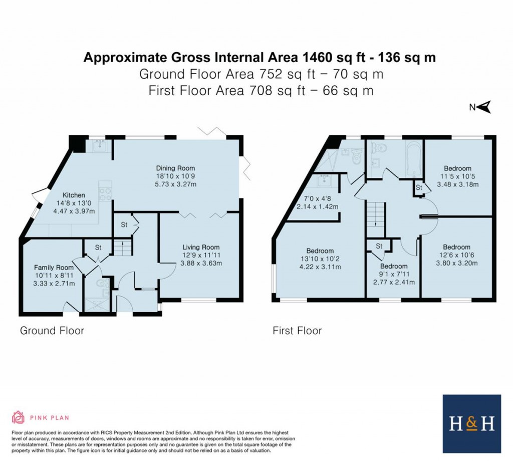 Floorplans For Bliss Lane, Flore, Northampton, NN7