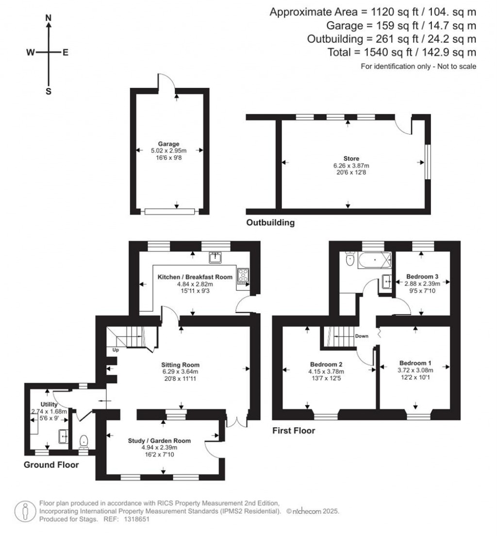 Floorplans For Sparry Bottom, Carharrack.