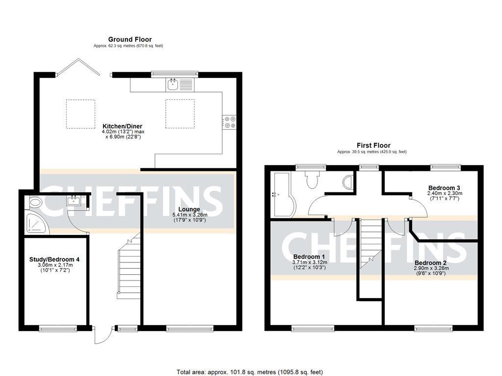 Floorplans For Woodfen Road, Littleport, Ely