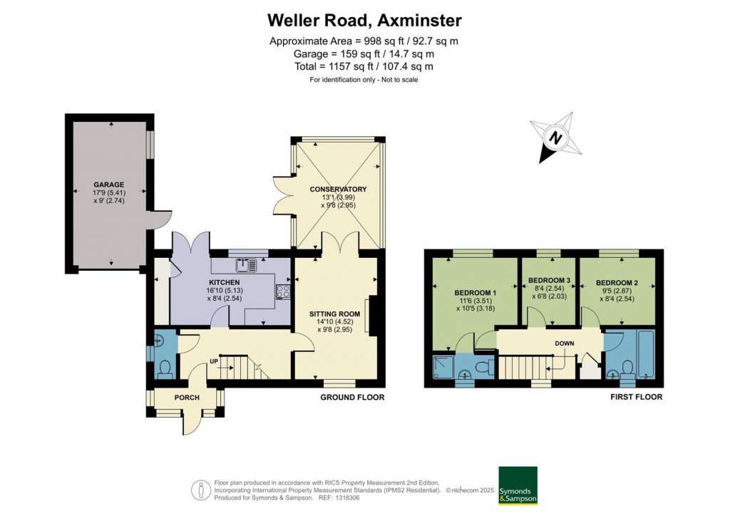 Floorplans For Weller Road, Axminster
