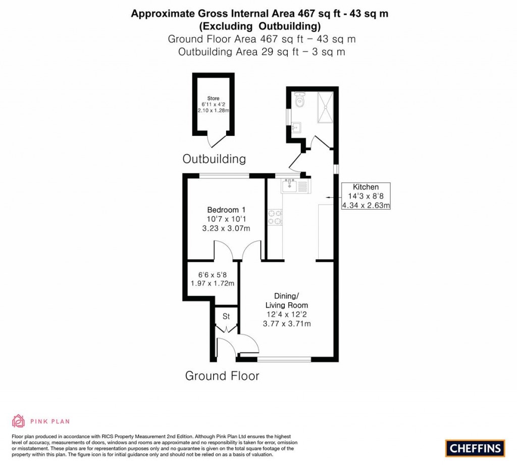 Floorplans For Chalmers Road, Cambridge