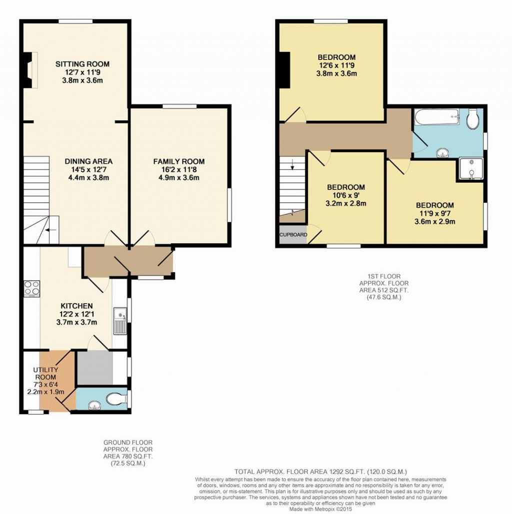 Floorplans For Thorley, Isle of Wight