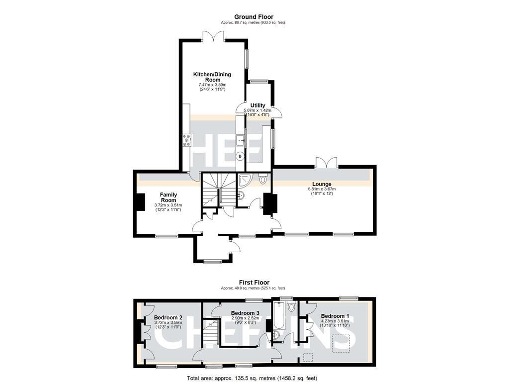 Floorplans For Qua Fen Common, Soham, Ely