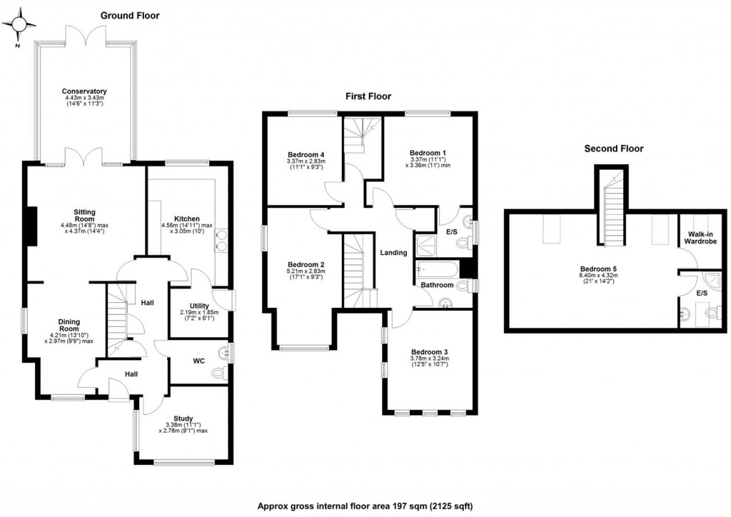 Floorplans For Haggers Close, Great Chesterford, Saffron Walden