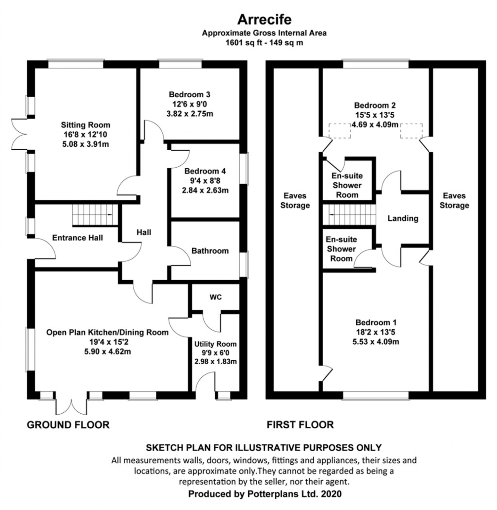 Floorplans For Bembridge, Isle Of Wight
