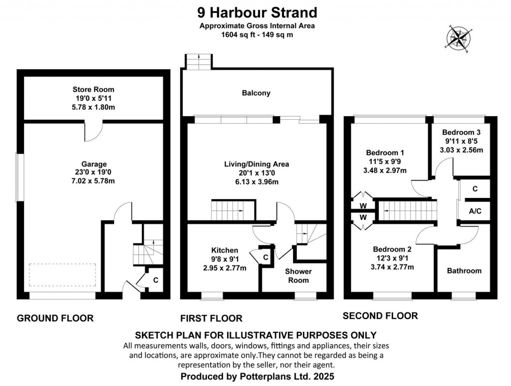 Floorplans For Bembridge, Isle of Wight