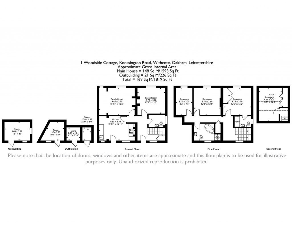 Floorplans For Knossington Road, Withcote, Rutland