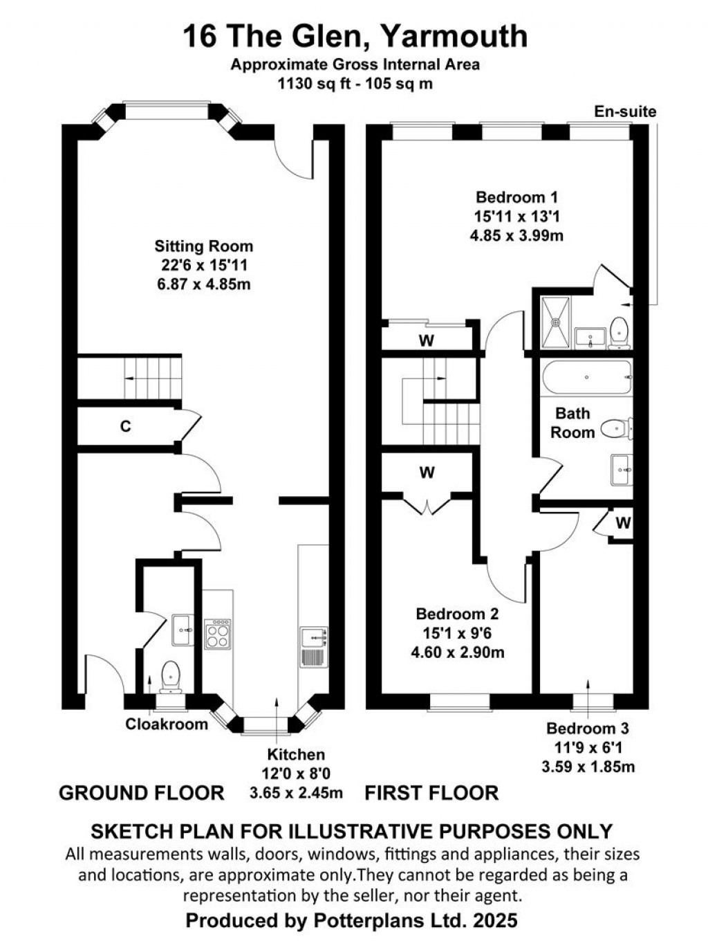 Floorplans For The Glen, Yarmouth