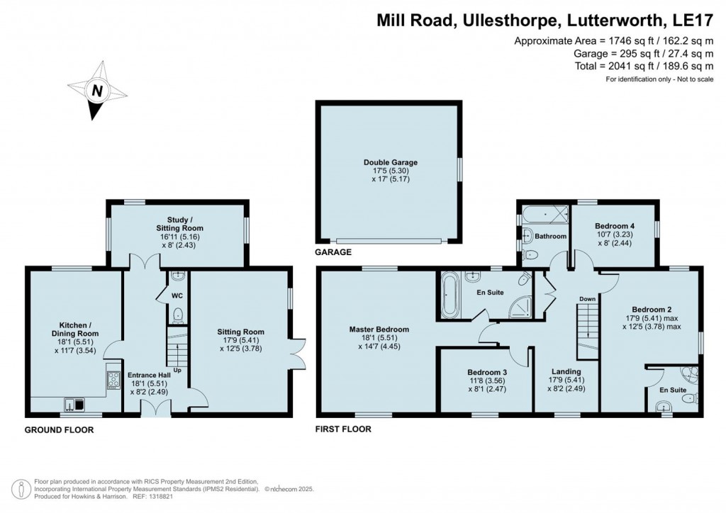 Floorplans For Mill Road, Ullesthorpe, Lutterworth, LE17