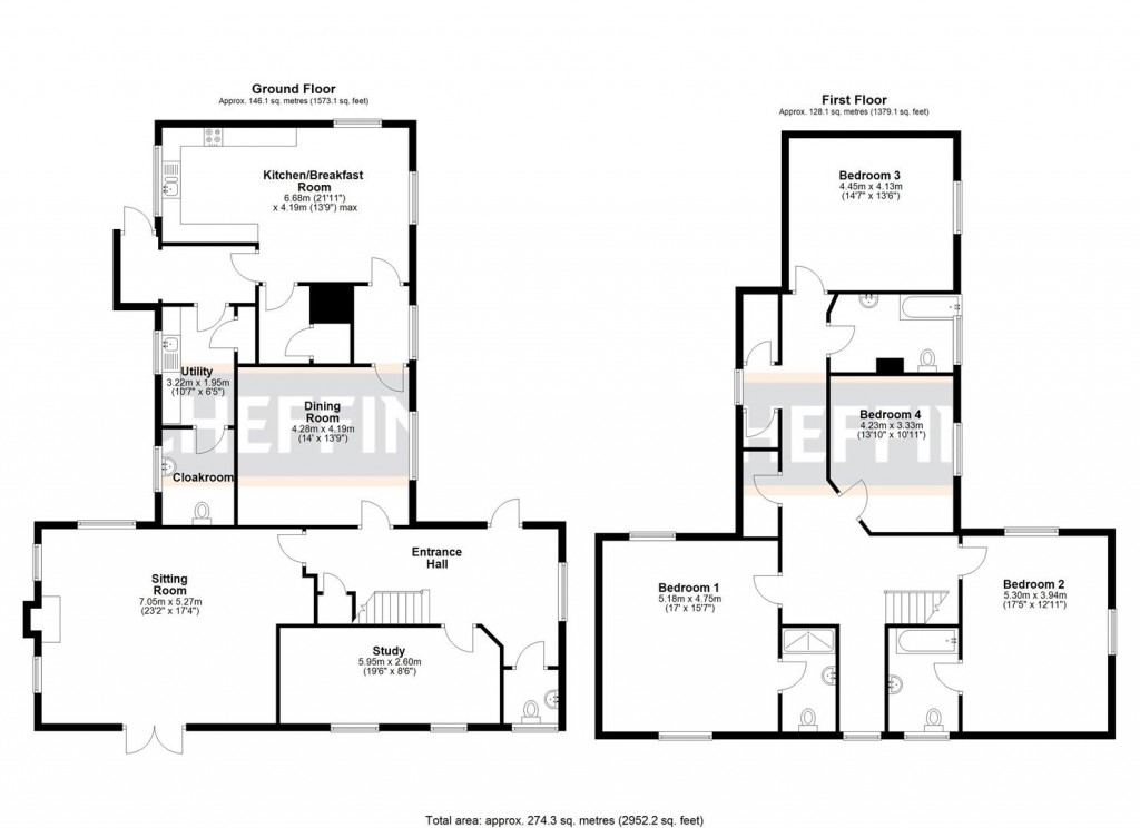Floorplans For Lower Road, Wicken