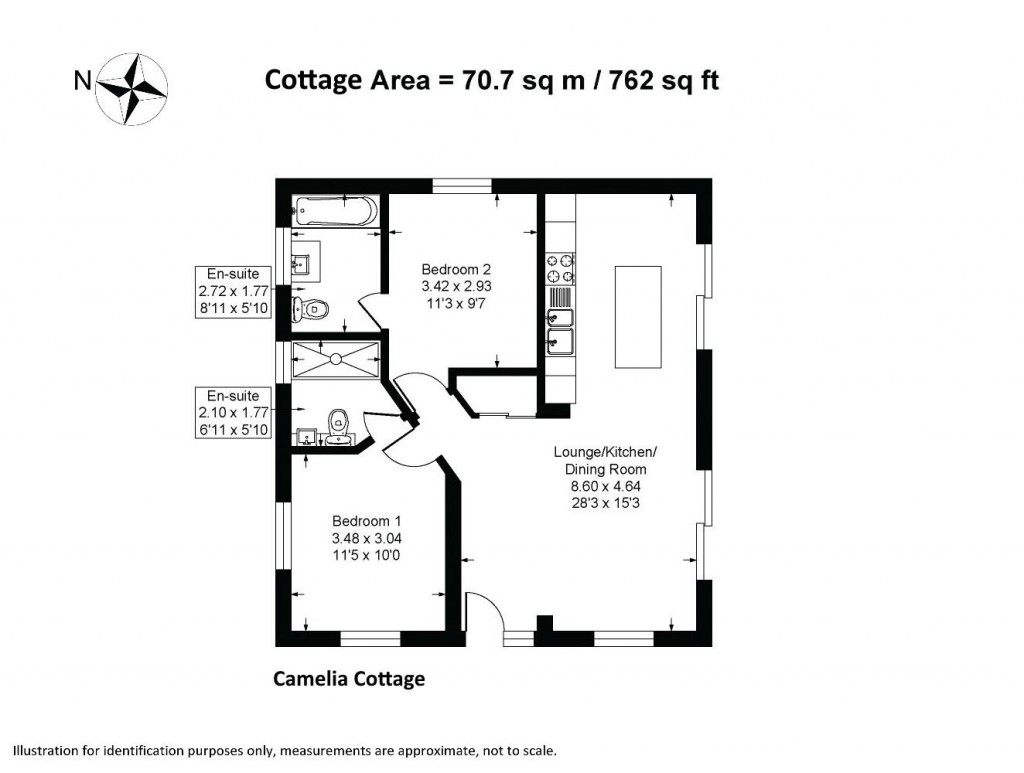 Floorplans For Hewton, Weir Quay, West Devon
