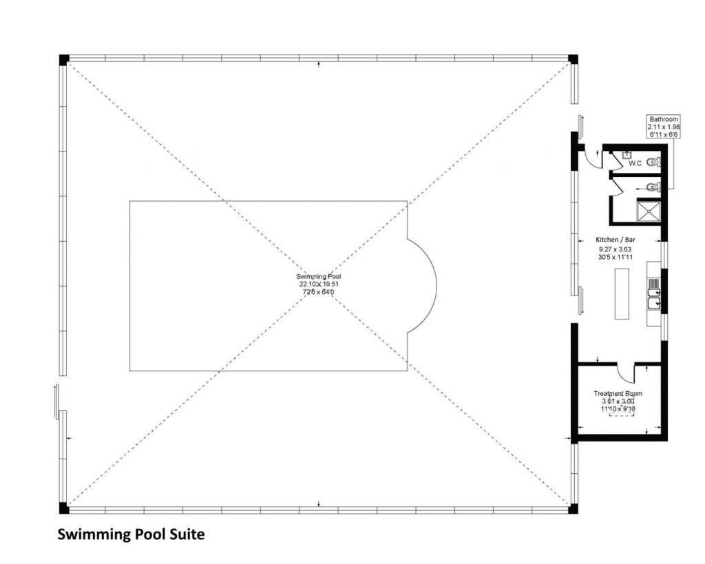 Floorplans For Hewton, Weir Quay, West Devon