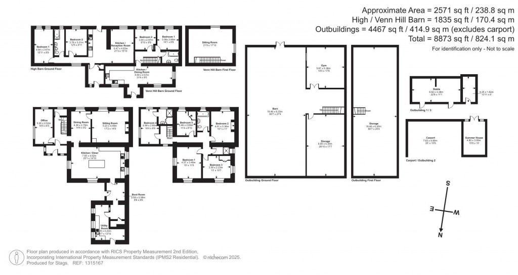 Floorplans For Quethiock, Liskeard