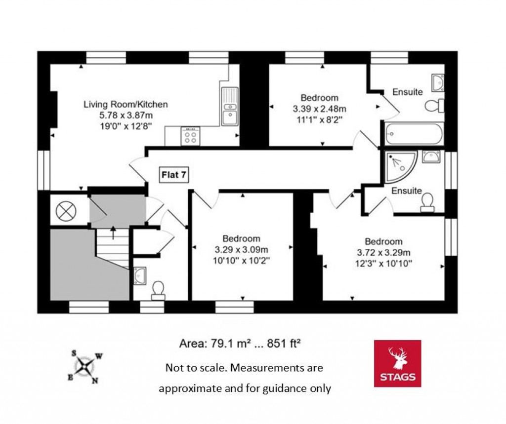 Floorplans For Uplyme Road, Lyme Regis