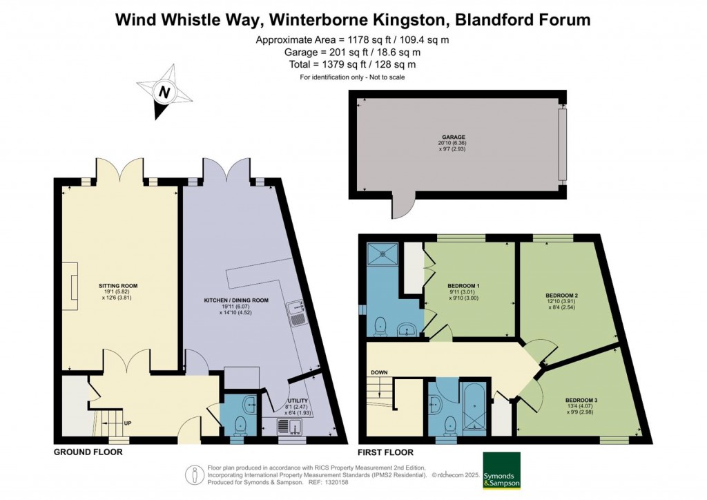 Floorplans For Wind Whistle Way, Winterborne Kingston, Blandford Forum
