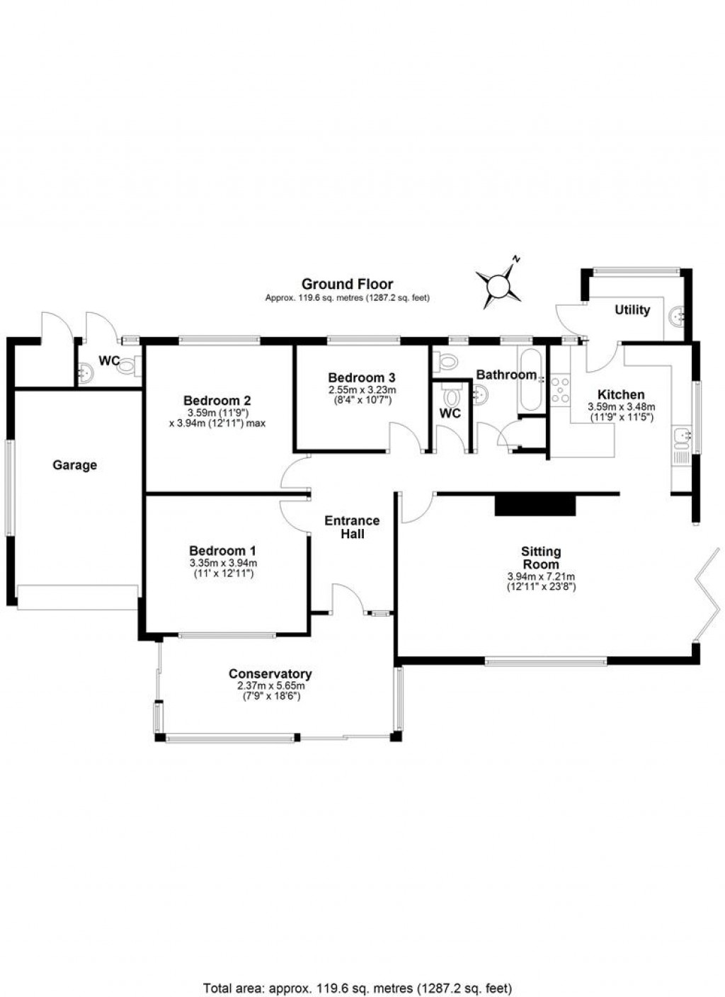 Floorplans For Kiln Lane, Stokenham, Kingsbridge