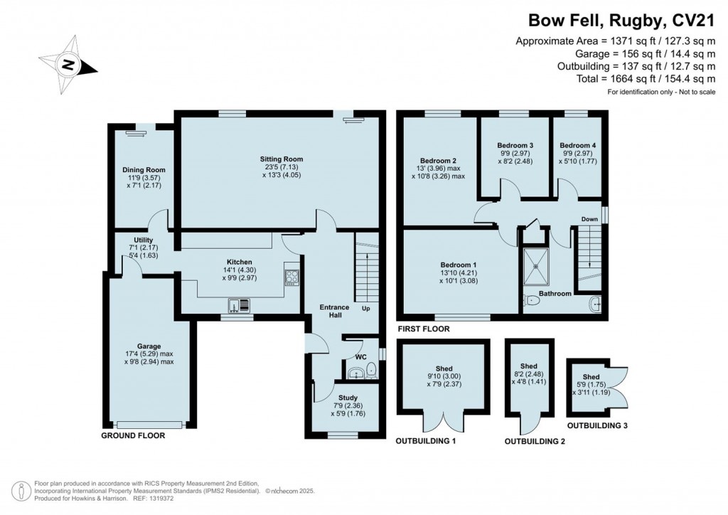 Floorplans For Bow Fell, Rugby